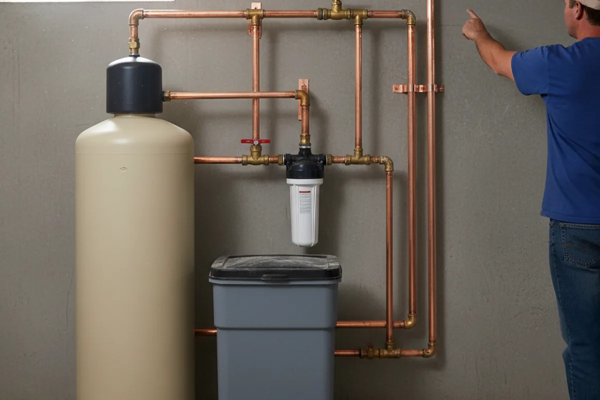 Whole-house water treatment system installed in Melrose